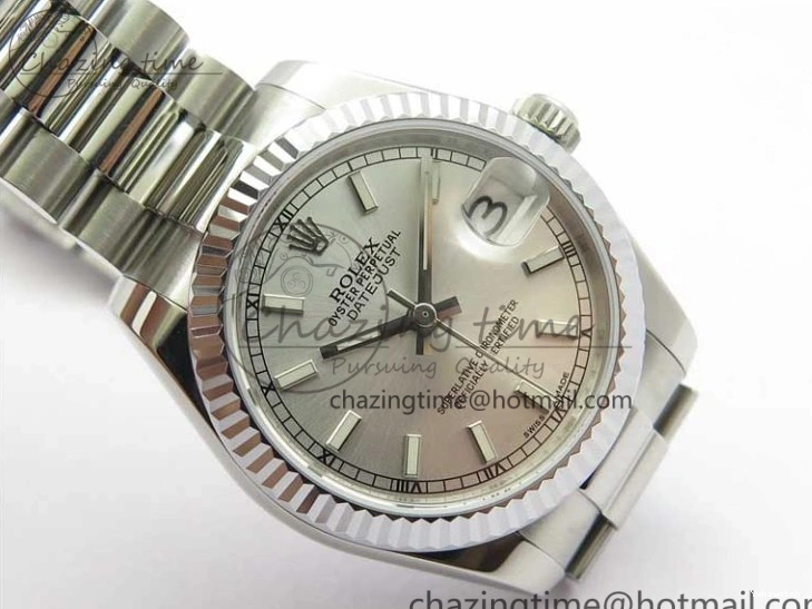Bracelet SEIKO on President Best 31mm Stick NH05A SS Dial SS 178274 Datejust Silver GSF Markers Edition 0115